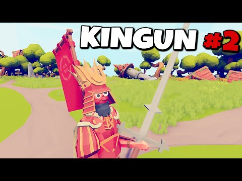Arch-enemy Fusion! KINGUN(King+Shogun) vs Every Faction #2 - TABS Gameplay