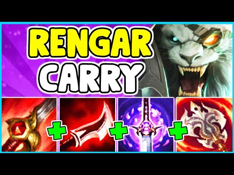HOW TO PLAY RENGAR JUNGLE & SOLO CARRY In Season 10 | Rengar Guide S10 - League Of Legends