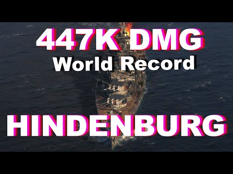 HINDENBURG - 447K DMG - KILLER - World of Warships