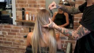 Effortless Curls with Silver Bullet Keratin 230 Titanium Straightener