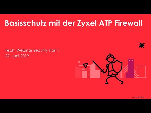 Video Teaser für Security-Webinar Teil 1: Basisschutz der ATP-Firewall