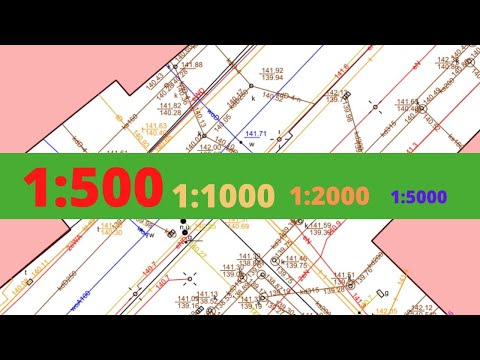 Geodesy - base map, base map scales