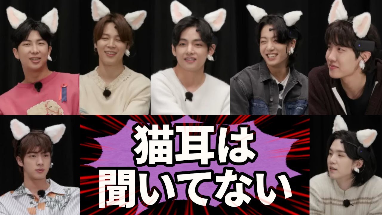 【BTS猫耳】どう考えても需要しかないｗ【日本語字幕】