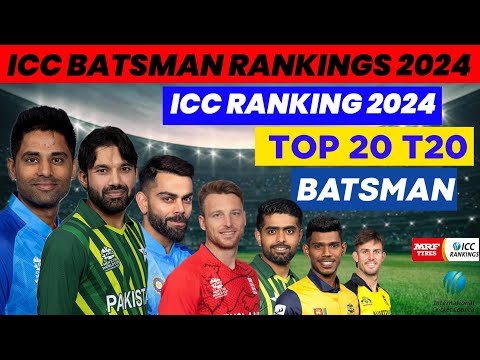 ICC Ranking 2024 | Top 20 T20I Batsman 2024 || Cricket