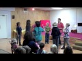 Class 5 Juggling At Thanksgiving Assembly