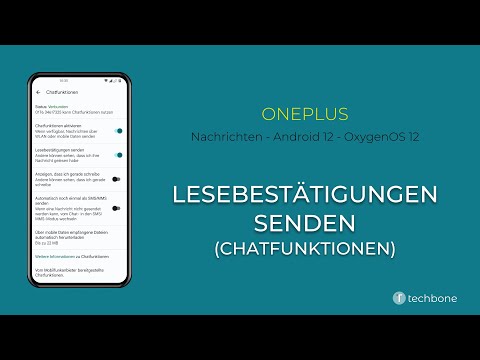 Lesebestätigungen senden (Chatfunktionen) - OnePlus [Android 12 - OxygenOS 12]
