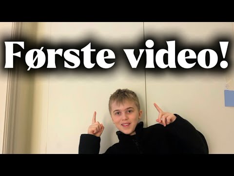 Min første video!