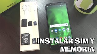 Download lagu MOTO G6 How to Install the Sim Card and Micro SD Memory ☎📲 📲 mp3