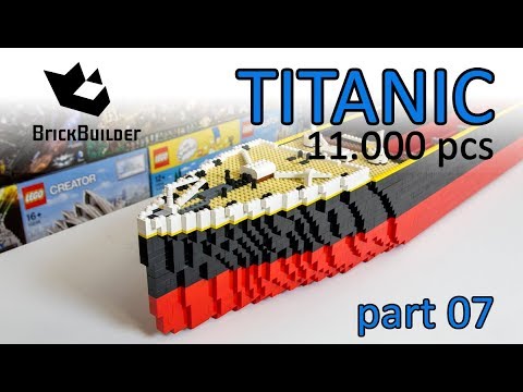 LEGO MOC TITANIC 2,4 m long - 11.000 pcs - Part 07 - Lego Speed Build