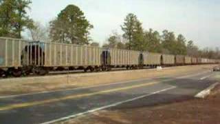 preview picture of video 'NS 733 mty Coal Train on the CofGa NS P-Line'