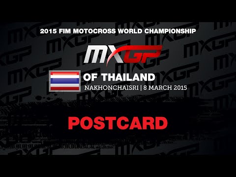 MXGP of Thailand 2015 Postcard - motocross