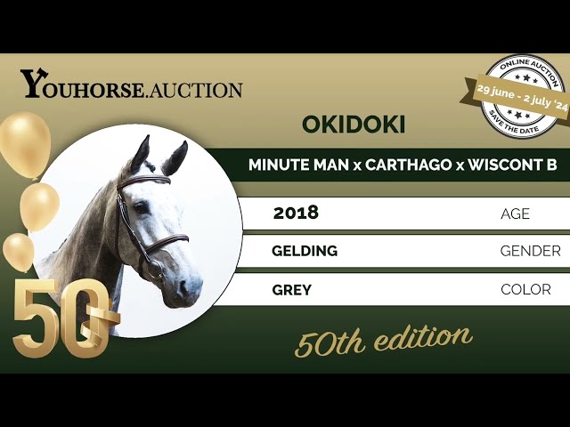 Okidoki winning 6yo class