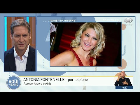 Antonia Fontenelle diz ao vivo que Luis Ernesto Lacombe deve ir para um programa que o mereça