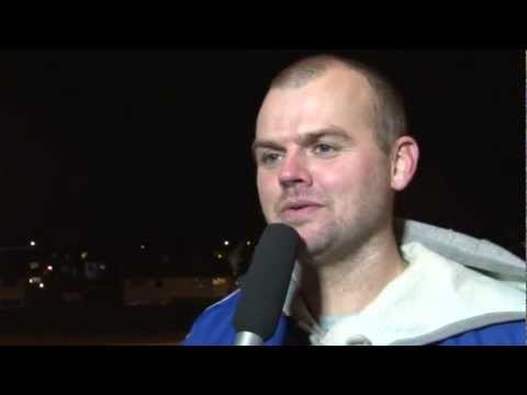 POL-kaptein Frode Johannesen etter sigeren over Tasta i NSE 2012