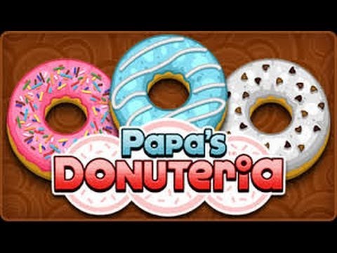 Papa's Donuteria - Intro, Tutorial & Gameplay - YouTube