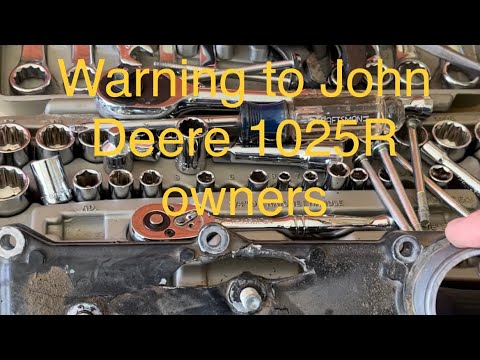 Warning to John Deere 1025R owners! This video may save your engine.