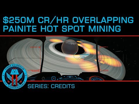 Earning up to 250M Credits/HR with Laser Overlapping Painite Hotspot Mining in Elite Dangerous 2020