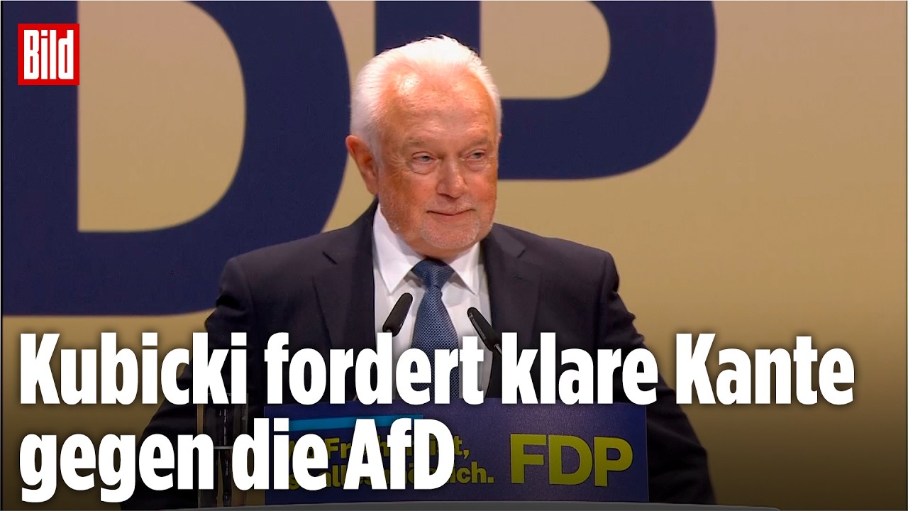 DEUTSCHLAND: Kubicki kämpft um das politische Überleben der FDP