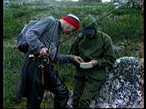 Rautua ja taimenta pyytämässä Finnmarkin läänissä viime vuosisadalla