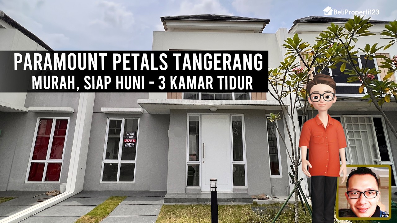 Dijual Rumah Paramount Petals 7X15 Tangerang Bagus Sekali