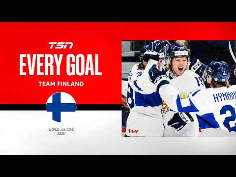 Every Team Finland Goal From the 2025 World Juniors