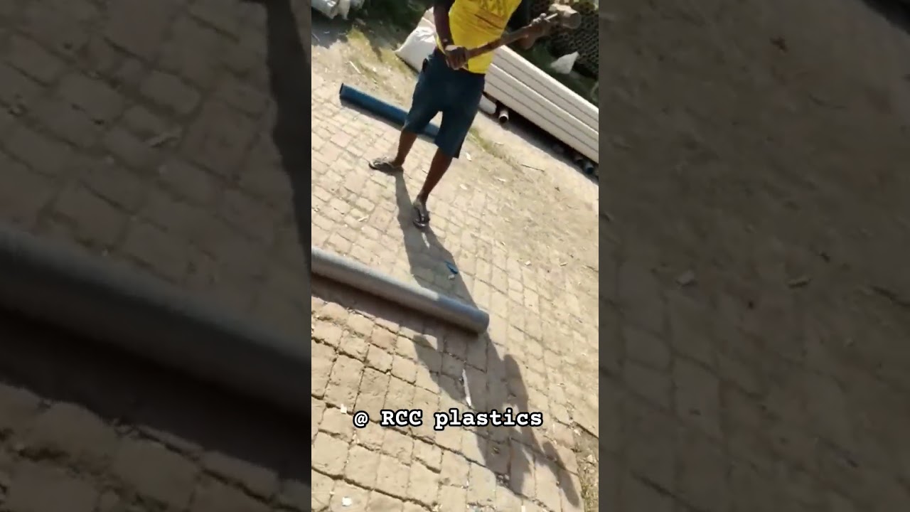 Lead free pvc pipe agricultural pipe testing || pipe strength testing agriculture