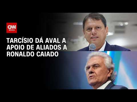 Eleições 2026: Tarcísio de Freitas dá aval para aliados apoiarem Ronaldo Caiado | CNN 360°