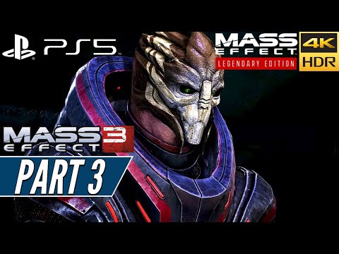 MASS EFFECT 3 LEGENDARY EDITION (PS5) Walkthrough Gameplay PART 3 [4K 60FPS HDR] - No Commentary