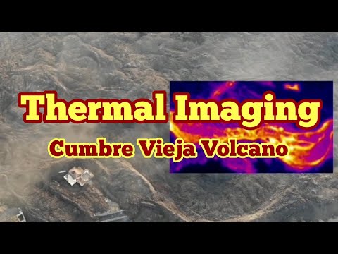 Thermal Imaging Of The Cumbre Vieja Volcano In La Palma Island