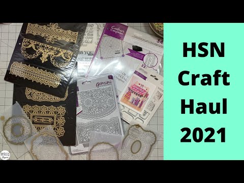 My First 2021 HSN Craft Haul Video