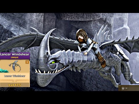 WINDSHEAR Max Level 175 Titan Mode - Unique Razorwhip - Dragons: Rise of Berk