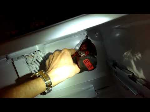 GE FRIDGE LEAKING ON FLOOR - FIXED