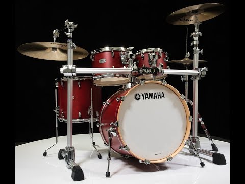 Yamaha Tour Custom 4pc Shell Pack 10/12/14/20- Candy Apple Satin image 11