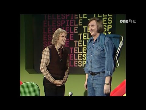 Die Supernasen Thomas Gottschalk und Mike Krüger in der TV-Show TELESPIELE