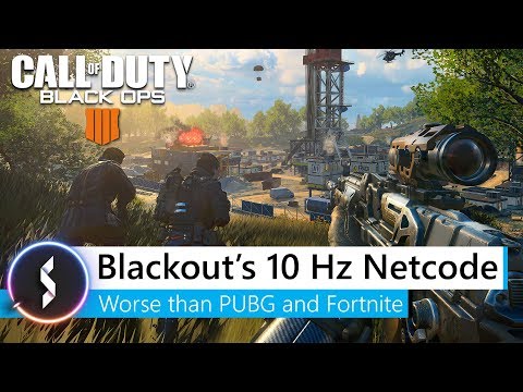 Blackout's 10Hz Netcode Worse Than PUBG and Fortnite