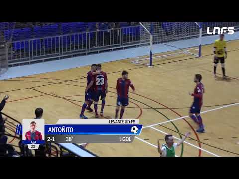 Gol Antoñito (2-1) Levante UD FS - Naturpellet Segovia. J20, 1Div. LNFS