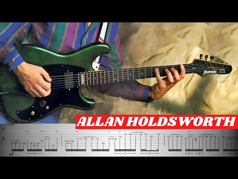 This Guitar Style Was Too ADVANCED for Its Own Time!!! ALLAN HOLDSWORTH