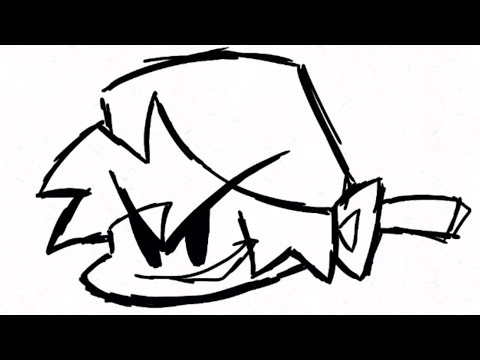 How i draw Boyfriend from Friday Night Funkin