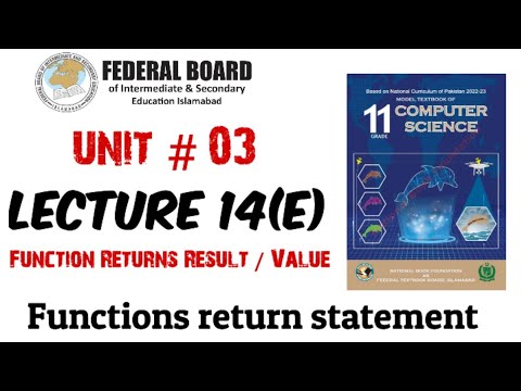 Lecture 14efunction Returns Result Return Statement Python Functions Return Statement