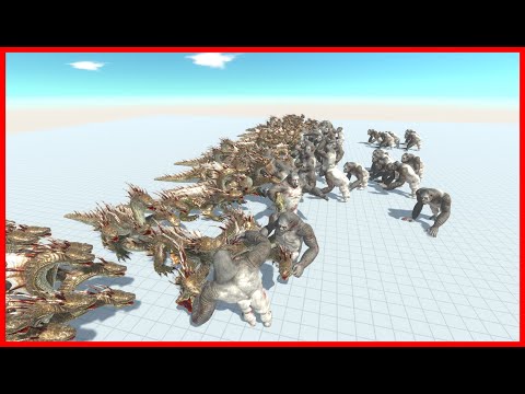 30x HYDRA VS 36x OLD GORO - ANIMAL REVOLT BATTLE SIMULATOR
