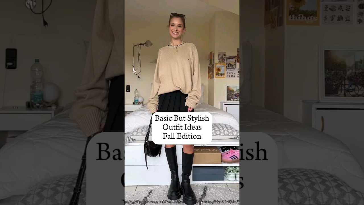 Basic But Stylish Outfit Ideas Fall Edition 🍂💟 #outfitideas #outfit #fashion #fashiontrends