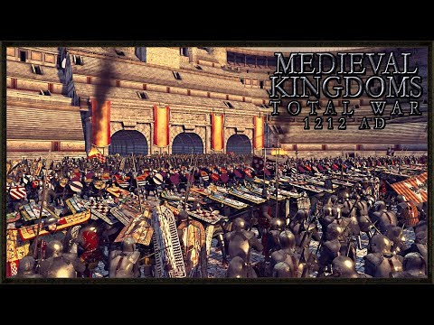 Epic 20,000 Man Medieval Battle! - Medieval Kingdoms Total War 1212AD Mod Gameplay