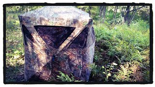 Ameristep Caretaker Ground Blind - Easy Setup, Portable, Cheap. Review.
