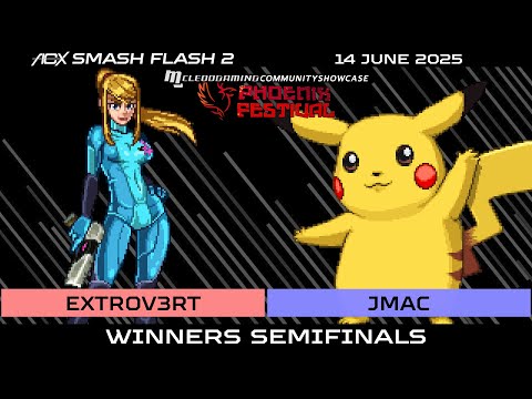 Extrov3rt (Zero Suit Samus) vs Jmac (Pikachu) - Winners Semifinals - Phoenix Fest 2 N America