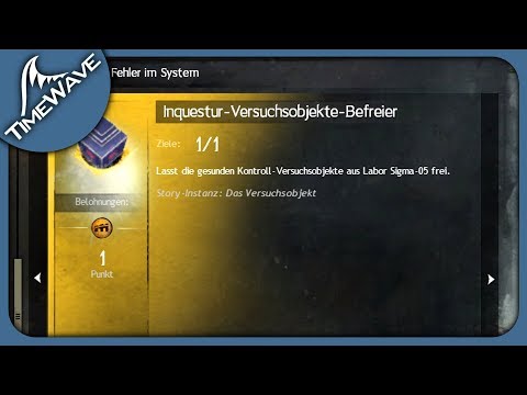 "Inquest-Versuchsobjekte-Befreier  / Specimen Liberator" Achievement | Guild Wars 2 Fehler im System