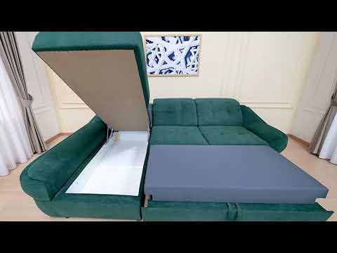 Colțar Extensibil Space Verde Închis - Vega 27 Stânga 1