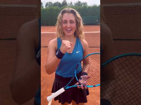 WTA player explaining how to use WeTennis