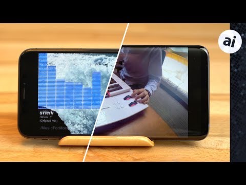 S9 Plus vs iPhone X - Stereo Speaker Comparison
