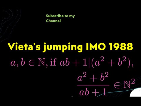 Prove Method of infinite Descent (Vieta's jumping) : (a^2+b^2)/(ab+1) is square, imo1988