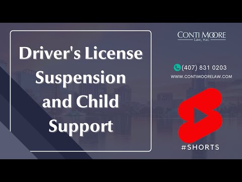 Driver's License Suspension and Child Support